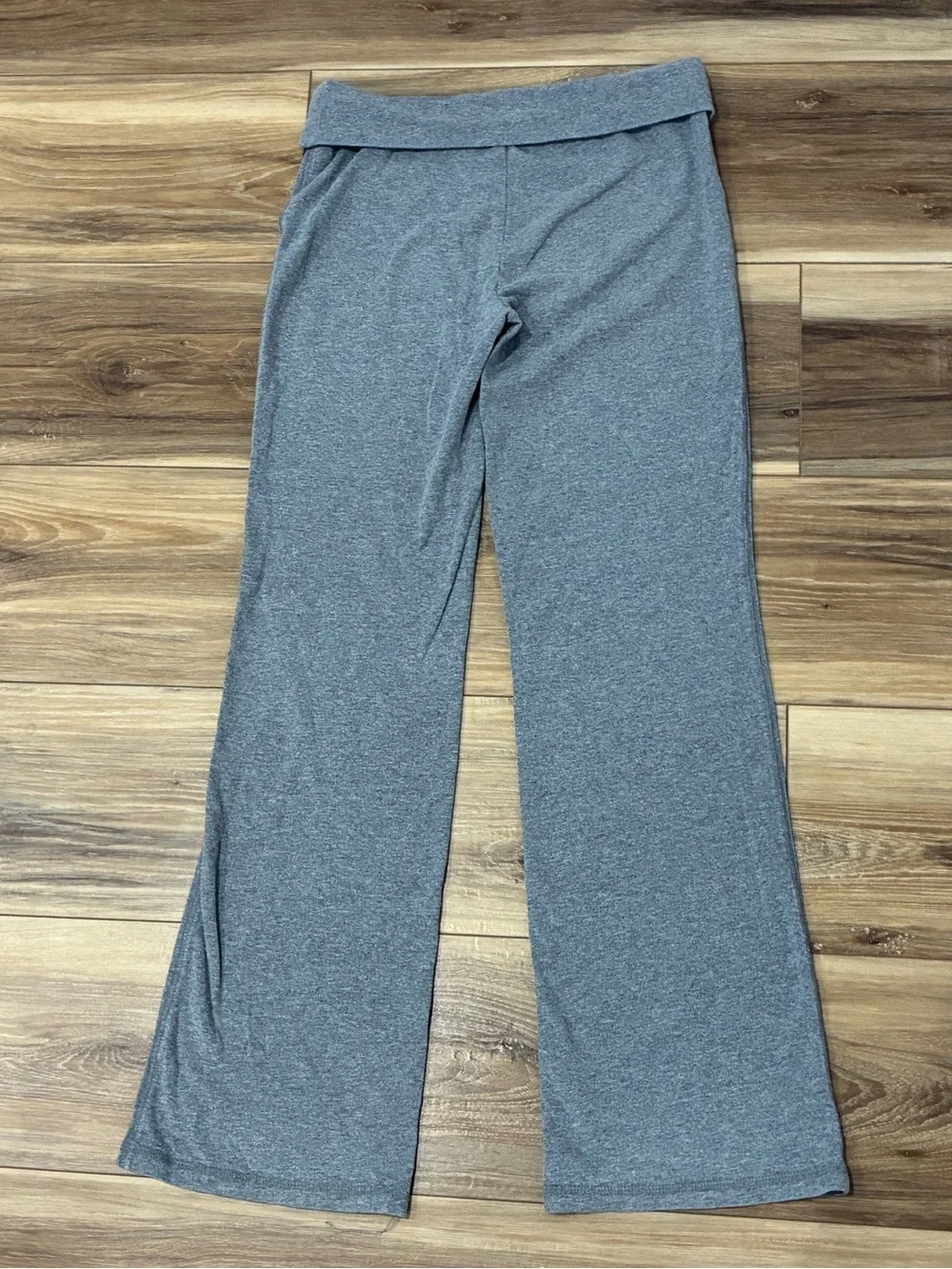 Justice Heather Gray Cozy Stretchy Wide Leg Lounge Pants Size 12